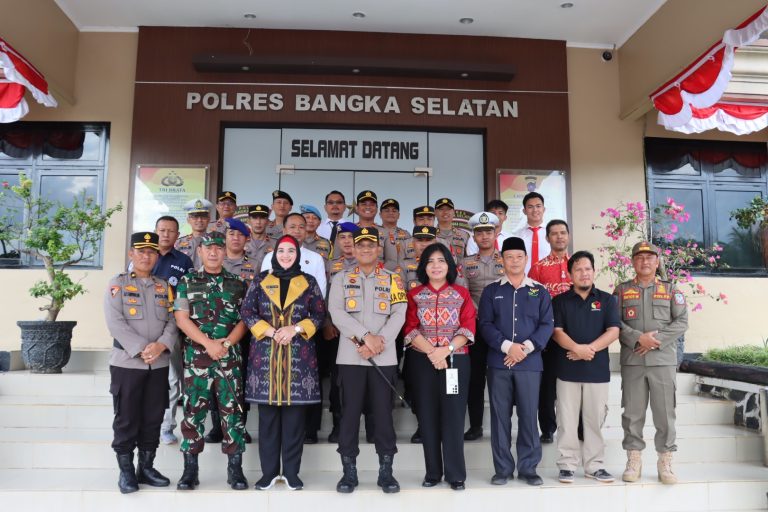 Apel Gelar Pasukan OMP Menumbing 2024, Polres Basel Siap Amankan Pilkada