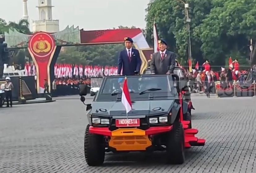 Jokowi-Prabowo Hadiri Apel Pengamanan Pengambilan Sumpah Presiden-Wapres