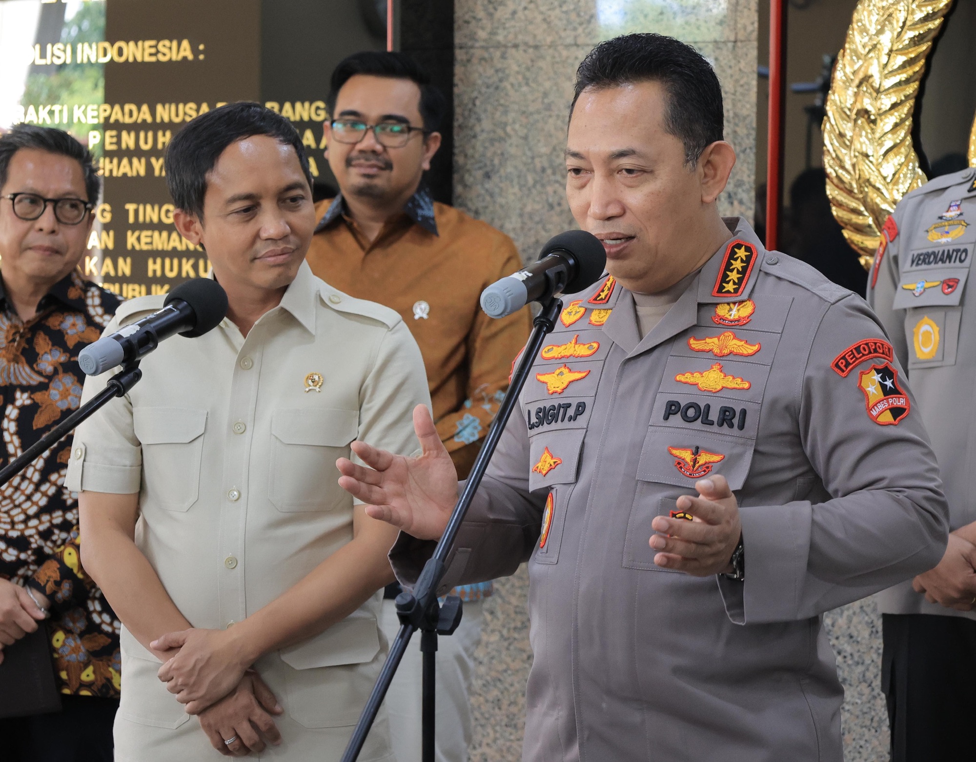  Menhut Raja Juli Temui Kapolri Bahas Penegakan Hukum Kehutanan