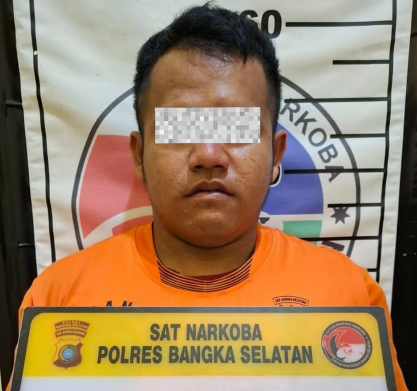  Satnarkoba Polres Bangka Selatan Ungkap Kasus Penyalahgunaan Narkoba