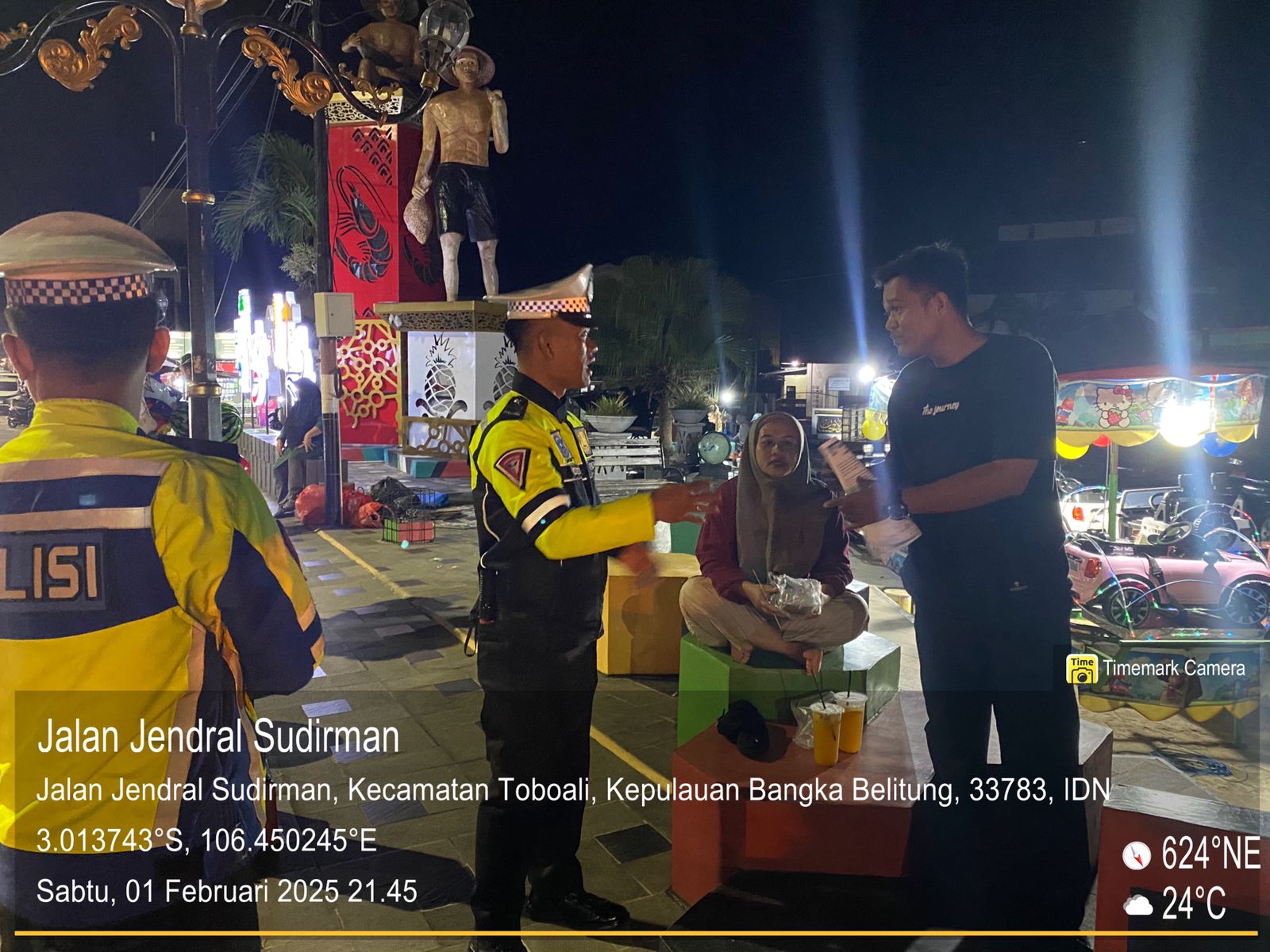  KRYD Polres Basel, Cegah Gangguan Kamtibmas, Dengan Mendatangi Warga Yang Berkumpul Hingga Larut Malam