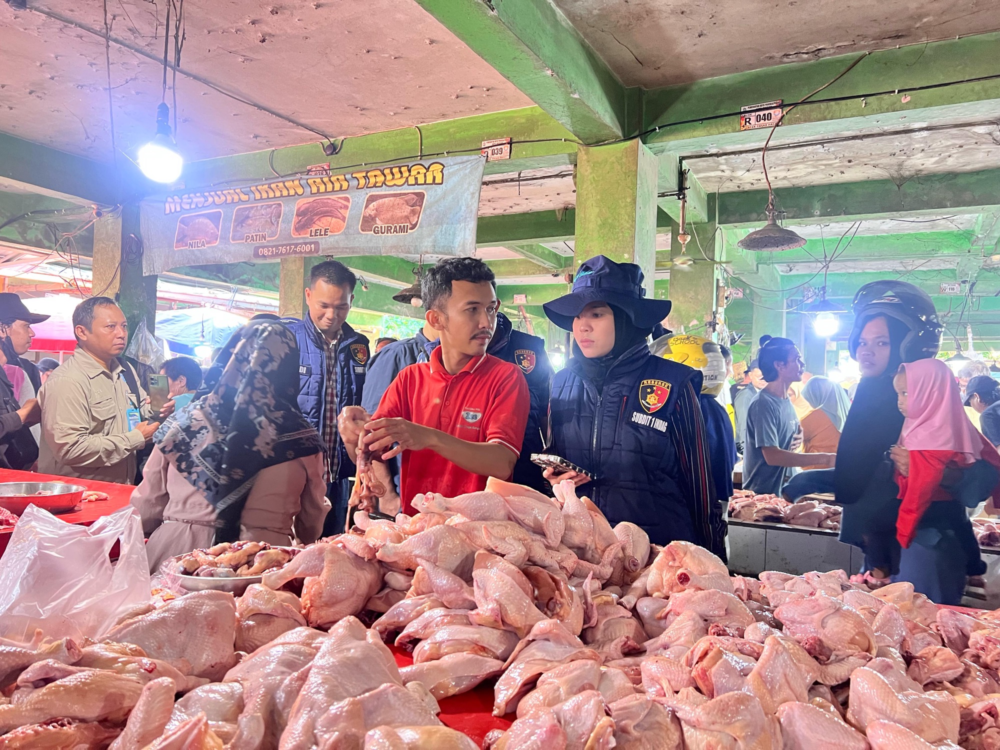 Satgas Pangan Polda Babel Turut Serta Cek Harga Dan Stok Bapok Di Pasar Tradisional Pangkalpinang