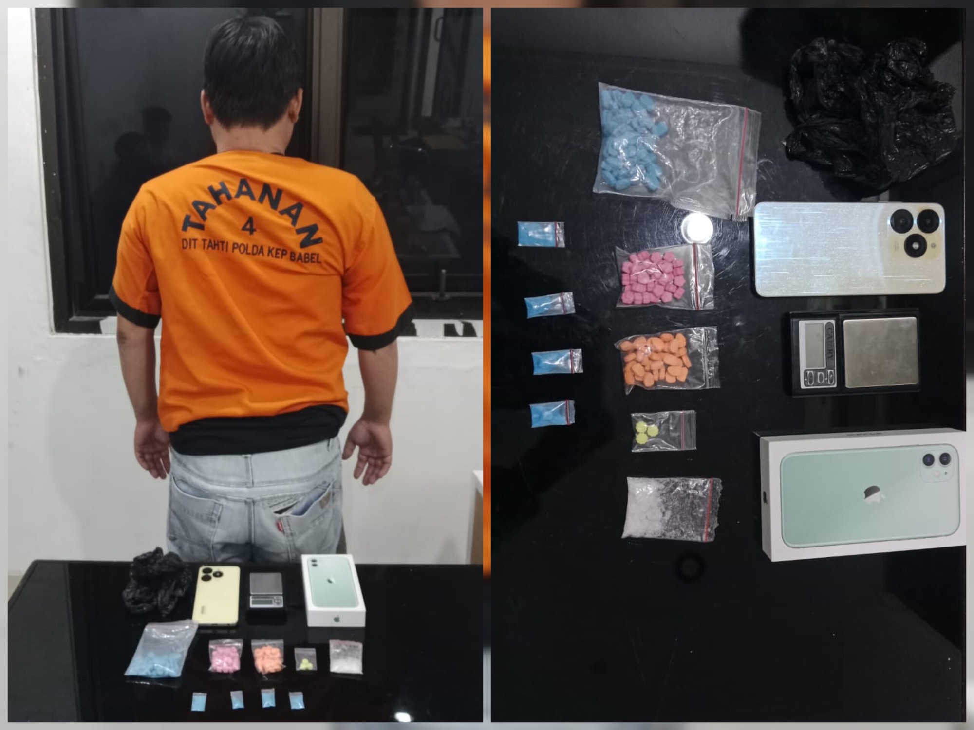  Kedapatan Simpan Ekstasi Dan Sabu, Pria Asal Desa Mesu Diamankan Ditresnarkoba Polda Babel